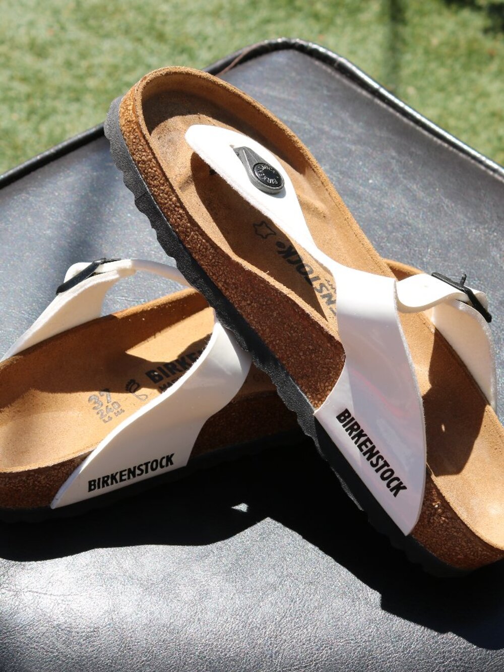 Birkenstock Gizeh Black Birko-Flor Regular - Select Size 37